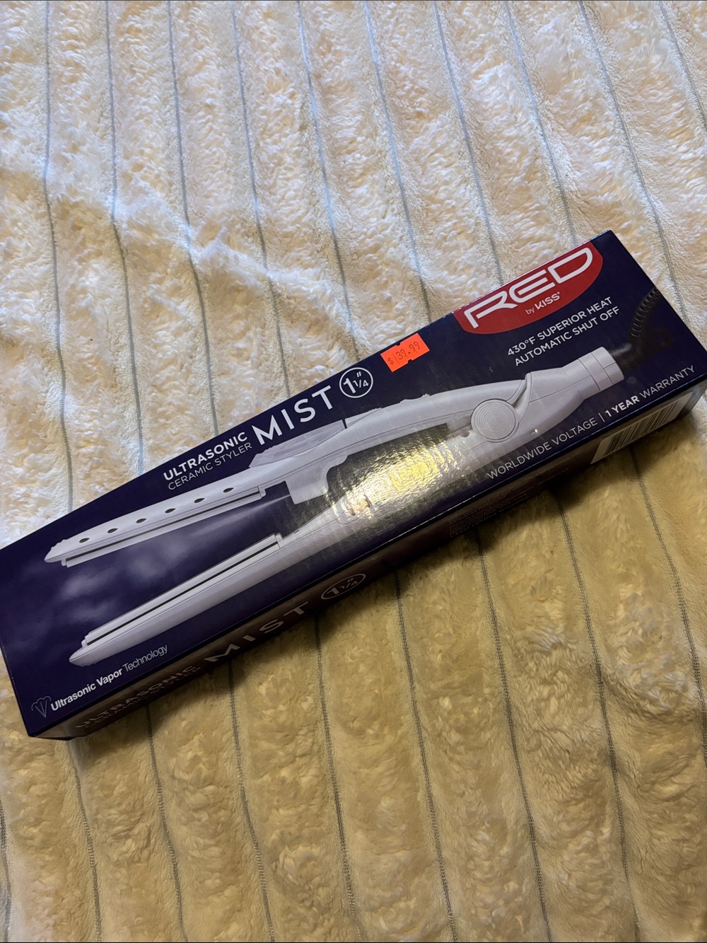 Ultrasonic Mist Ceramic Styler - White